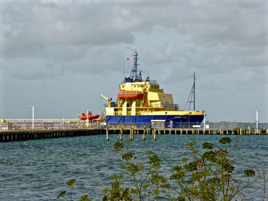 Stony Point, working boat